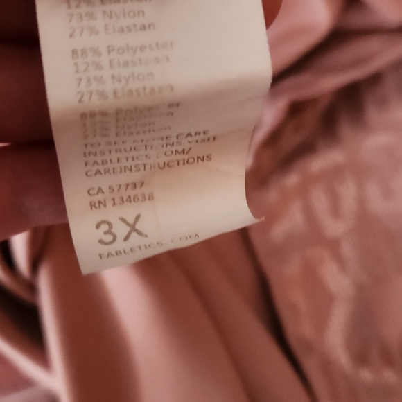 Fabletics Define Powerhold* High Waisted Mauve Pink Leggings Sz 3X EUC - Picture 5 of 5